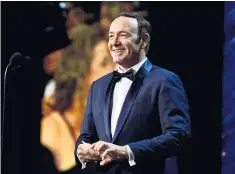  ??  ?? Following the accusation from Rapp, right, Spacey, above, said it had encouraged him ‘to address other things about my life…’