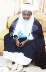  ??  ?? Emir of Gusau, Alhaji Ibrahim Bello