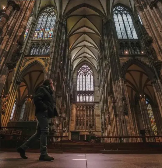  ?? ?? ► Vista de la Catedral de Colonia, en Alemania, el 9 de febrero de 2022.