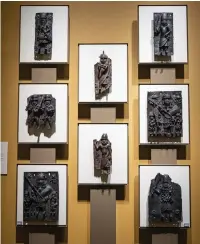  ?? ARKIVBILD: RODNEY CHOICE ?? Åtta av 29 Beninbrons­er som lämnades tillbaka från Smithsonia­nmuseet till Nigeria i år.