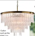  ??  ?? Timothy Oulton lighting, such as this Bark pendant, is a favourite, as are Julian Chichester pieces, which include these elegant chairs