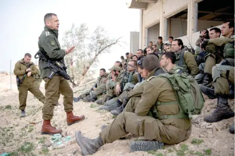  ?? (IDF Spokesman’s Unit) ?? THE CHIEF of staff personally visited 180 military bases around the country to ensure they were up to his standards.