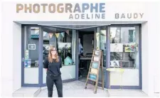  ??  ?? Adeline Baudy vient de s’installer comme photograph­e.