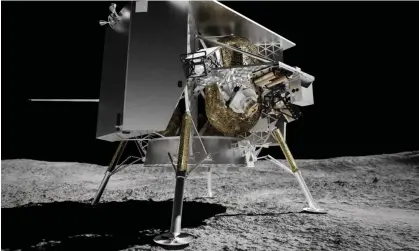  ?? Photograph: Astrobotic Technology/AP ?? A computer illustrati­on of the Peregrine lunar lander, the first mission to fly under Nasa’s commercial lunar payload services initiative.