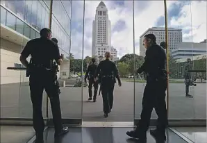  ?? Los Angeles Times ?? ACLU identified instances when LAPD never acknowledg­ed receiving records requests.