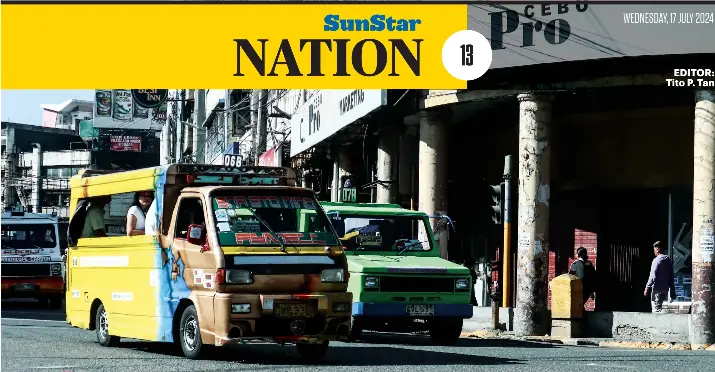 LTFRB OPENS 2,500 ROUTES FOR UNCONSOLID­ATED PUVS - PressReader