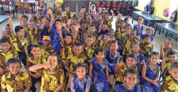  ?? Photo: Keresi Rakabikabi ?? Students of Christian Days Kindergart­en in Labasa before their graduation at the school on November12, 2018.