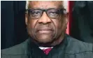  ?? AP FILE ?? Justice Clarence Thomas wrote the U.S. Supreme Court’s 6-3 opinion striking down a New York gun-control law.