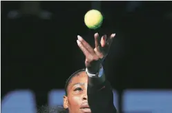  ?? AP ?? Serena Williams is the favourite to win her 23rd Grand Slam title — a women’s record in the Open era.