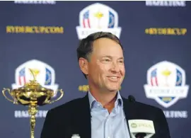  ??  ?? USA Ryder Cup coach Davis Love III