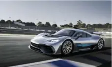  ?? COURTESY OF MERCEDES-BENZ ?? The Mercedes-AMG Project One, complete with its 1.6-litre V6 F1 engine and four electric motors, puts out a whopping 1,000-plus horsepower.