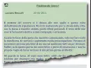  ??  ?? Sul Web Il testo online scritto da Luciano Beccalli dopo l’uscita di cella