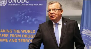  ?? DR ?? Director-executivo da agência da ONU para as Drogas e Crimes (Unodc), Yuri Fedotov