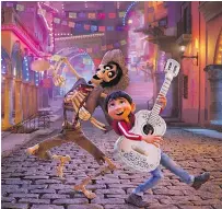  ?? — DISNEY/PIXAR ?? Coco, the 19th Pixar film, is the first to feature multiple characters of colour in large roles. The movie will be in theatres Nov. 22.