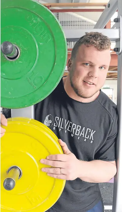  ?? Photograph by Sandy McCook ?? DEDICATION: Tom Stoltman is competing to become the UK’s strongest man.