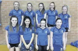  ??  ?? Llangefni Juniors netball team have put in some promising performanc­es in Division Two of the Penygroes and District League this season.