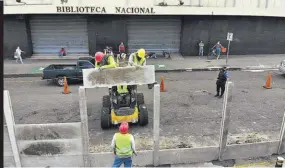  ?? ?? La Plaza Barrios cuenta con protección: “Nivel de intervenci­ón parcial 1” según un documento de Secultura de 2016. Esto significa que solo se pueden hacer remodelaci­ones y obras que no afecten su infraestru­ctura.