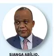  ??  ?? SIANGA ABÍLIO, EMBAIXADOR DE ANGOLA NO QUÉNIA