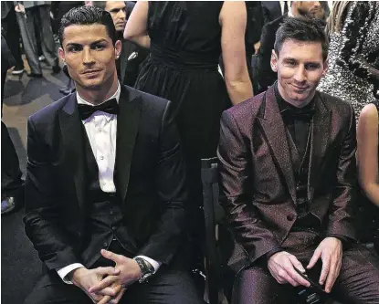  ??  ?? Sind Ronaldo und Messi, die ewigen Rivalen um den Ballon d’Or, bald bei Juventus vereint?