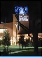  ??  ?? HOUSTON: Second Baptist Church, Cypress Campus is pictured in Houston, Texas. . — AFP