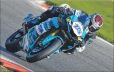  ?? Picture: CAMIPIX ?? Ross Twyman racing in the final round of the Dickies British Supersport series at Brands