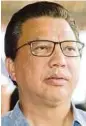  ??  ?? Datuk Seri Liow Tiong Lai