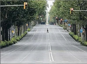  ?? ÀLEX GARCIA ?? Con el confinamie­nto, la ciudad se prepara para volver a una cierta normalidad