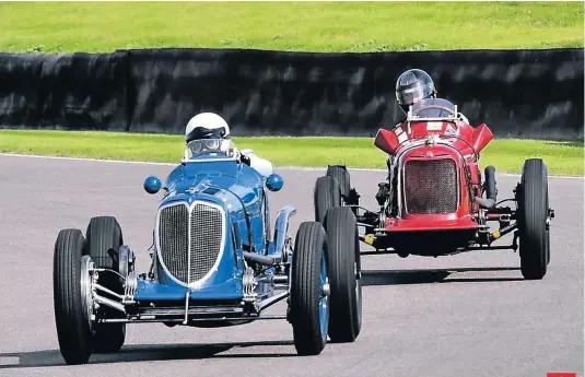  ??  ?? WINNER: Whitney Straight won the first South African Grand Prix in 1934 in this Maserati 8CM, left. His daughter will be reunited with the car in East London.