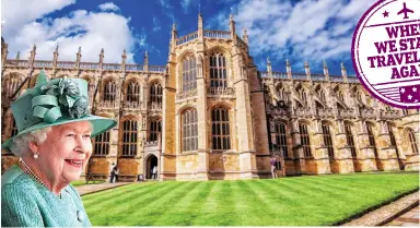  ??  ?? Royal visit: St George’s Chapel at Windsor Castle, where the Queen will spend Christmas