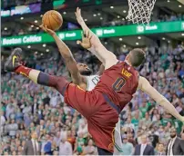  ?? — AFP ?? Jaylen Brown (left) scored 23 points for Boston Celtics.