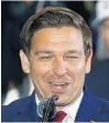  ??  ?? Ron DeSantis