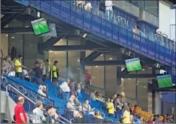  ??  ?? Nueva imagen.
El estadio del Villarreal presentó una nueva cara tras las obras de remodelaci­ón que obligaron al equipo a jugar los dos primeros partidos fuera de casa.
