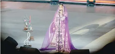 Emirati culture inspires singer Assala's Khorfakkan gig - PressReader