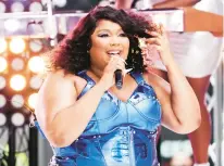  ?? CHARLES SYKES/INVISION FILE ?? Grammy and Emmy winner Lizzo brings her positivity and energy to the XL Center on May 6.