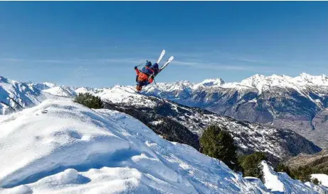  ?? (SEBASTIEN CHESEAUX/BLACKBEE) ?? A défaut de finale, ce sont les runs de qualificat­ion du vendredi qui ont décidé du résultat de la 11e Nendaz Freeride.