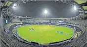 ??  ?? The 2021 IPL in India is being played in front of empty stands.