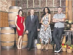  ?? Tommy Garcia, Provided by Bravo Media ?? Gail Simmons, Tom Colicchio, Padma Lakshmi and Graham Elliot from “Top Chef.” The Colorado season starts Dec. 7.