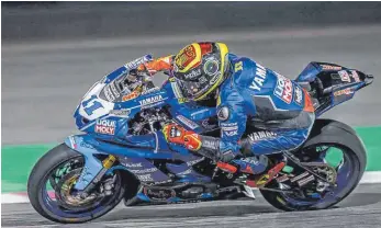  ?? FOTOS: KALLIO RACING ?? Letzte, bravourös gemeistert­e Etappe auf dem Weg zum WM-Titel: Sandro Cortese in Losail.