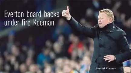  ??  ?? Ronald Koeman