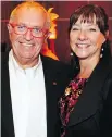  ??  ?? Brookstree­t Hotel executive vicepresid­ent and general manager Patrice Basille with Linda Eagen, president and CEO of the Ottawa Regional Cancer Foundation.