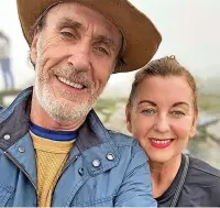  ?? ?? Actor Joe McGann and Frances Molloy