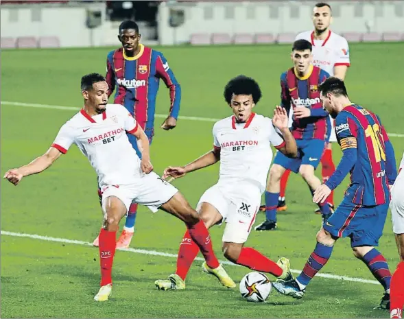  ??  ?? El Barça no perd des del 5 de desembre contra el Cadis, des d’aleshores 13 victòries i 3 empats a la Lliga