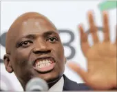  ??  ?? There’s still no official confirmati­on whether Hlaudi Motsoeneng has been shown the door.
