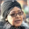  ??  ?? WINNIE MADIKIZELA-MANDELA