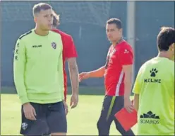  ??  ?? TITULAR. Christian Rivera será titular por primera vez en el Huesca.