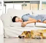  ??  ?? Dozing off: scientists now agree that napping improves health