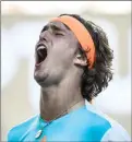 ?? FOTO: EPA/FILIP SINGER ?? LÖFTE. Alexander Zverev förlorade en femsetare mot Rafael Nadal.