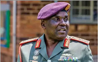  ?? Supplied / ?? Major-general Eric Mnisi has been caught for allegedly flouting protocol to sneak former speaker Nosiviwe Mapisa-nqakula’s applicatio­n to have her legal bills paid by the department.