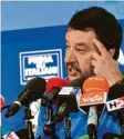  ?? Foto: dpa ?? Matteo Salvinis Plan von Neuwahlen ist erneut geplatzt.