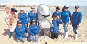  ?? ?? l Desde 2014, el grupo de mujeres del Golfo de Santa Clara protege este pez, además de ayudar a limpiar las playas.